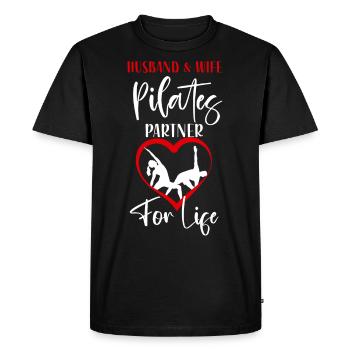 Pilates Instructor Teacher Husband - Men's Premium Organic T-Shirt - black - Front - Nico (187cm)