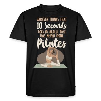 Pilates Instructor Teacher Whoever - Men's Premium Organic T-Shirt - black - Front - Nico (187cm)