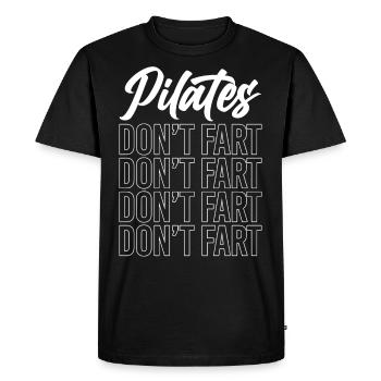 Instructeur de Pilates Professeur de Pilates - T-shirt Premium bio Homme - noir - Devant - Nico (187cm)