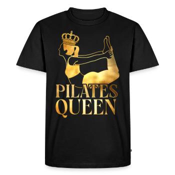 Instructeur de Pilates Professeur de Pilates - T-shirt Premium bio Homme - noir - Devant - Nico (187cm)