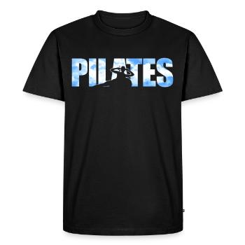 Pilates Instructor Teacher Pilates - Men's Premium Organic T-Shirt - black - Front - Nico (187cm)