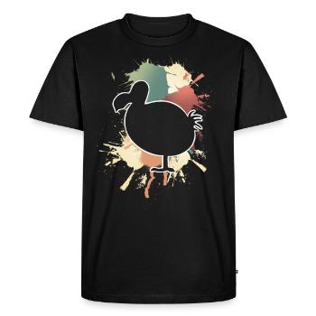 Dodo - T-shirt Premium bio Homme - noir - Devant - Nico (187cm)