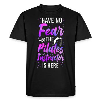 Instructeur de Pilates Enseignant N’ont Pas - T-shirt Premium bio Homme - noir - Devant - Nico (187cm)