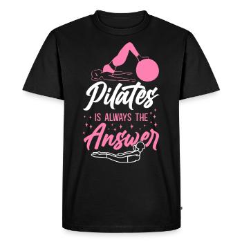 Pilates Instructor Teacher Pilates - Men's Premium Organic T-Shirt - black - Front - Nico (187cm)