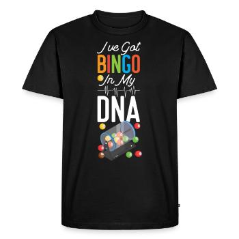 Bingo Player I've Got Bingo In My - Men's Premium Organic T-Shirt - black - Front - Nico (187cm)