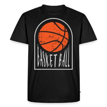 Basketball Basketball Players - Men's Premium Organic T-Shirt - black - Front - Nico (187cm)