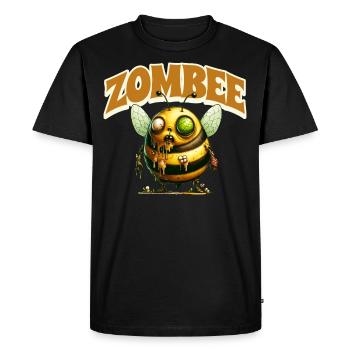 Abeille zombie Zombee - T-shirt Premium bio Homme - noir - Devant - Nico (187cm)