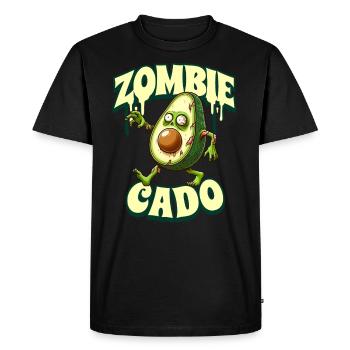 Zombie Avocat Zombie Cado - T-shirt Premium bio Homme - noir - Devant - Nico (187cm)
