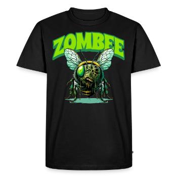 Abeille zombie Zombee - T-shirt Premium bio Homme - noir - Devant - Nico (187cm)
