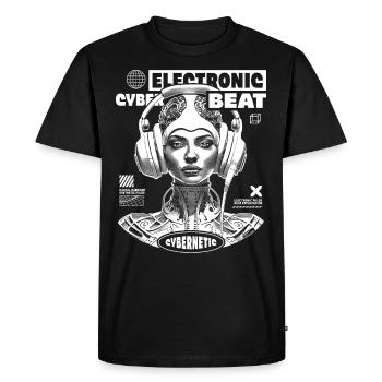 Séduisante femme de l’espace, chemise pour les fans de techno - T-shirt Premium bio Homme - noir - Devant - Nico (187cm)