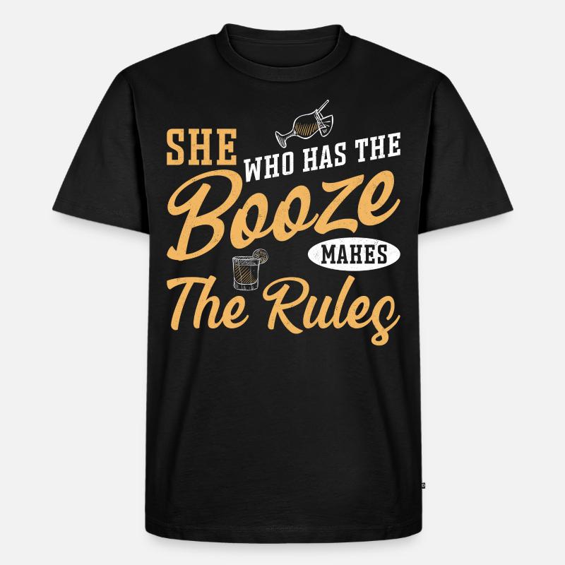 Bartender Mixologist She Who Has - Männer Premium Bio T-Shirt - Schwarz