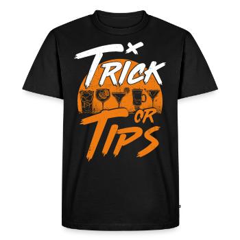 Truc ou astuces de mixologue barman - T-shirt Premium bio Homme - noir - Devant - Nico (187cm)