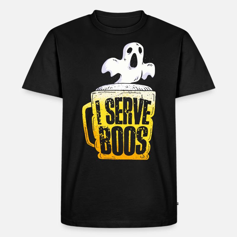 Bartender Mixologist Halloween Pun - Männer Premium Bio T-Shirt - Schwarz