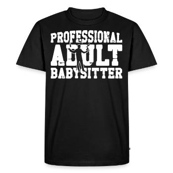 Barman Mixologue Professionnel - T-shirt Premium bio Homme - noir - Devant - Nico (187cm)