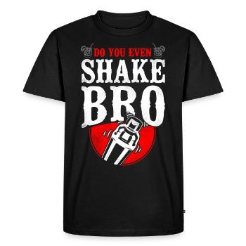Bartender Mixologist Do You Even - Men's Premium Organic T-Shirt - black - Front - Nico (187cm)