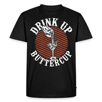 Barman Mixologue Drink Up - T-shirt Premium bio Homme - noir - Devant - Nico (187cm)