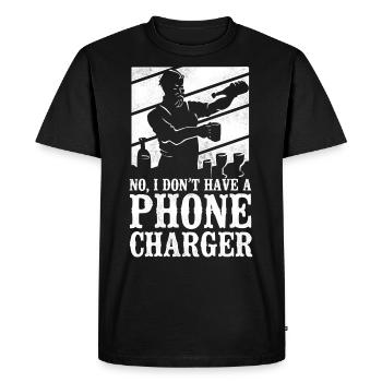 Bartender Mixologist No, I Don't - Men's Premium Organic T-Shirt - black - Front - Nico (187cm)