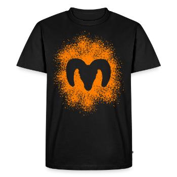 Bighorn sheep - Men's Premium Organic T-Shirt - black - Front - Nico (187cm)