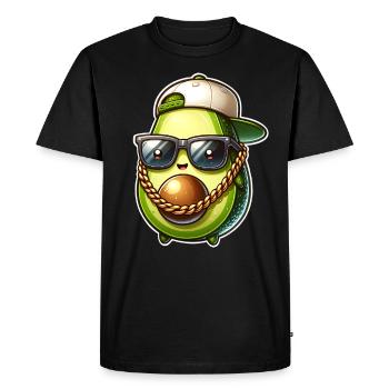 Gangster de l’avocat - T-shirt Premium bio Homme - noir - Devant - Nico (187cm)