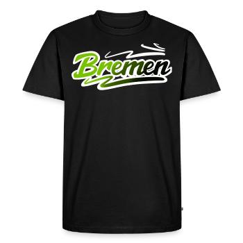 Brême - T-shirt Premium bio Homme - noir - Devant - Nico (187cm)