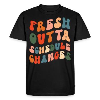 Conseillère scolaire Fresh Outta - T-shirt Premium bio Homme - noir - Devant - Nico (187cm)