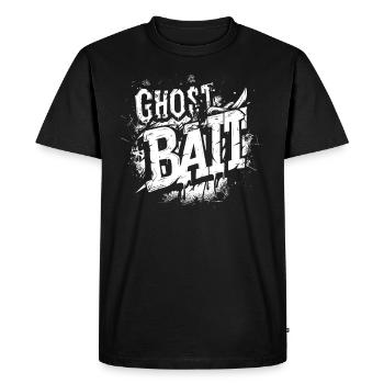 Appât fantôme Police hantée Appât fantôme | Paranormal - T-shirt Premium bio Homme - noir - Devant - Nico (187cm)