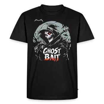 Appât fantôme Grim Reaper Appât fantôme | Paranormal - T-shirt Premium bio Homme - noir - Devant - Nico (187cm)