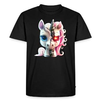 The inside counts - Men's Premium Organic T-Shirt - black - Front - Nico (187cm)