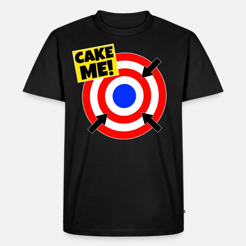 CAKE ME - Männer Premium Bio T-Shirt - Schwarz
