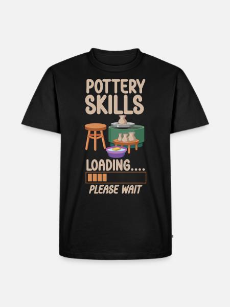 Pottery Ceramics Artist Pottery - Men's Premium Organic T-Shirt - black