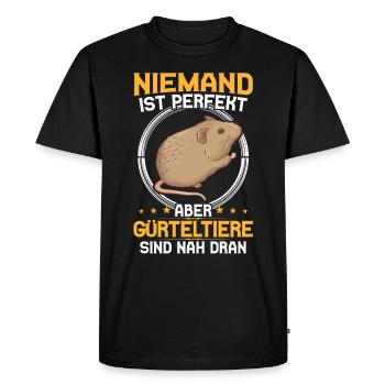 Lemming is perfect vole lemming - Men's Premium Organic T-Shirt - black - Front - Nico (187cm)