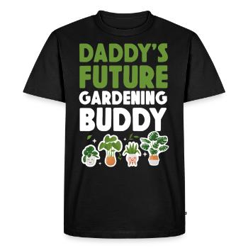 Amateur de plantes Jardinage Papa - T-shirt Premium bio Homme - noir - Devant - Nico (187cm)