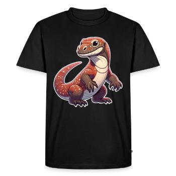 Komodo Dragon - Men's Premium Organic T-Shirt - black - Front - Nico (187cm)