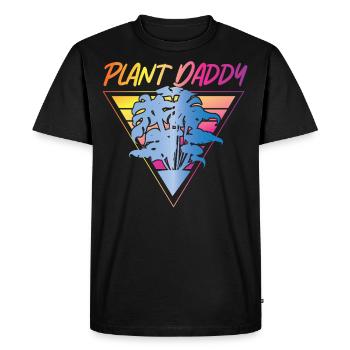 Amoureux des plantes Jardinage Papa Monstera - T-shirt Premium bio Homme - noir - Devant - Nico (187cm)
