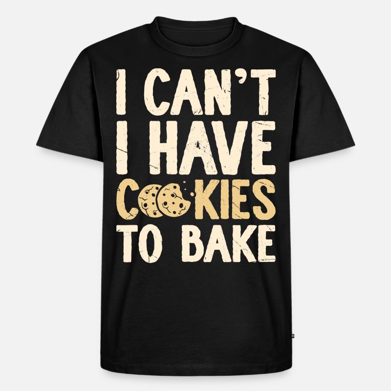 Baking Baker Bakery - Men's Premium Organic T-Shirt - black