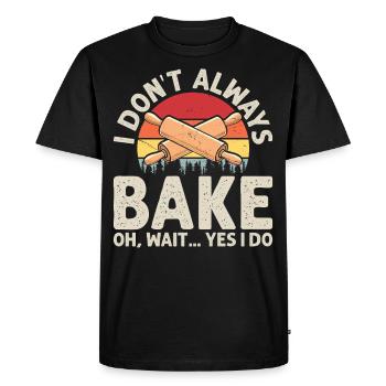Boulangerie Boulangerie Boulangerie - T-shirt Premium bio Homme - noir - Devant - Nico (187cm)