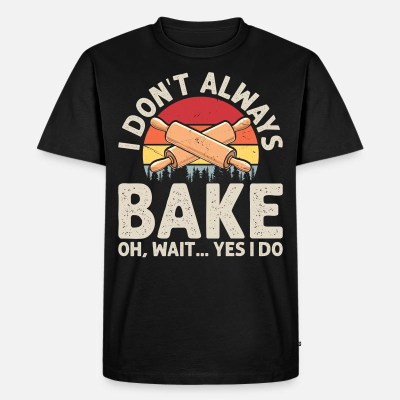 Baking Baker Bakery - Men's Premium Organic T-Shirt - black