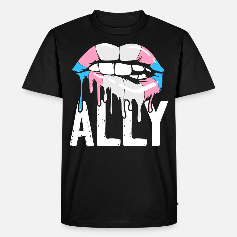 Transgender Trans LGBT Pride - Männer Premium Bio T-Shirt - Schwarz