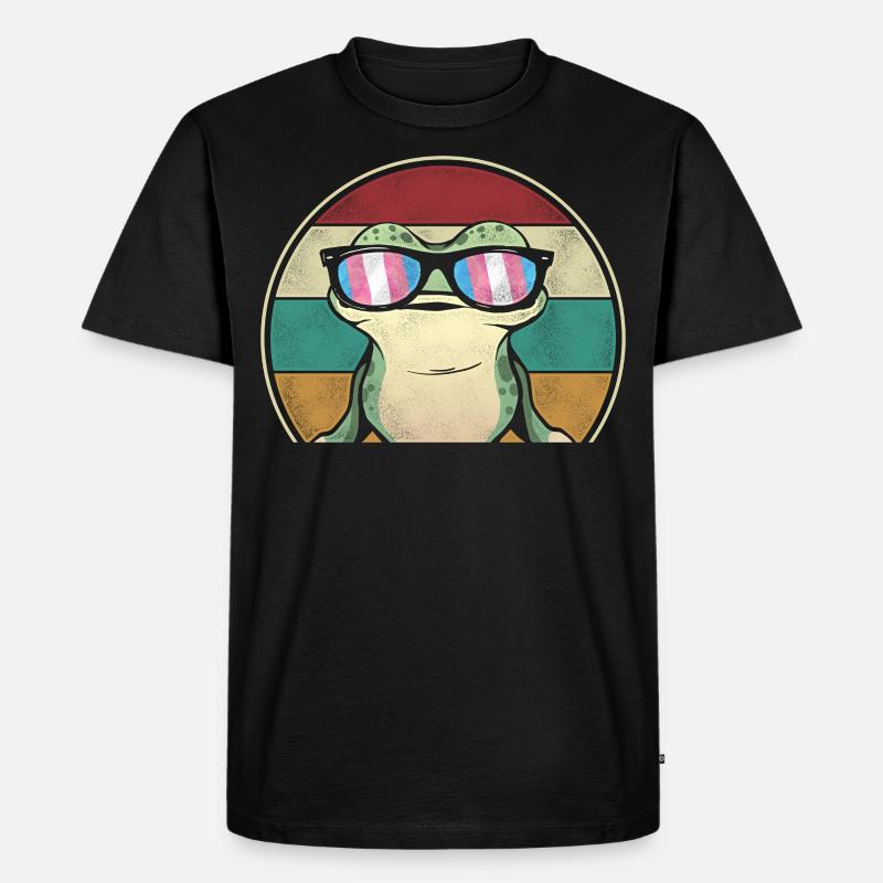 Transgender Trans LGBT Pride - Männer Premium Bio T-Shirt - Schwarz