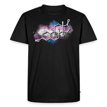 Transgender Trans LGBT Pride - Men's Premium Organic T-Shirt - black - Front - Nico (187cm)