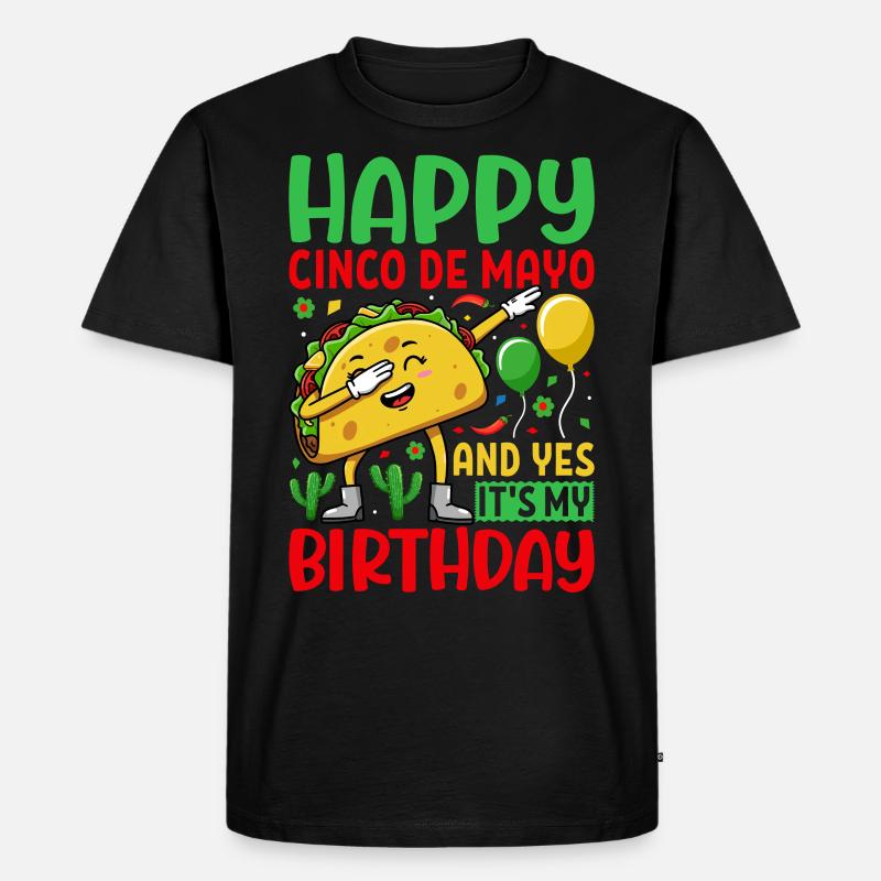 Cinco De Mayo - Männer Premium Bio T-Shirt - Schwarz