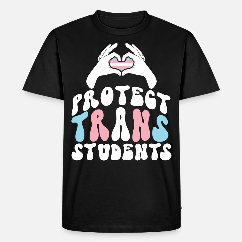 Transgender Trans LGBT Pride - Männer Premium Bio T-Shirt - Schwarz