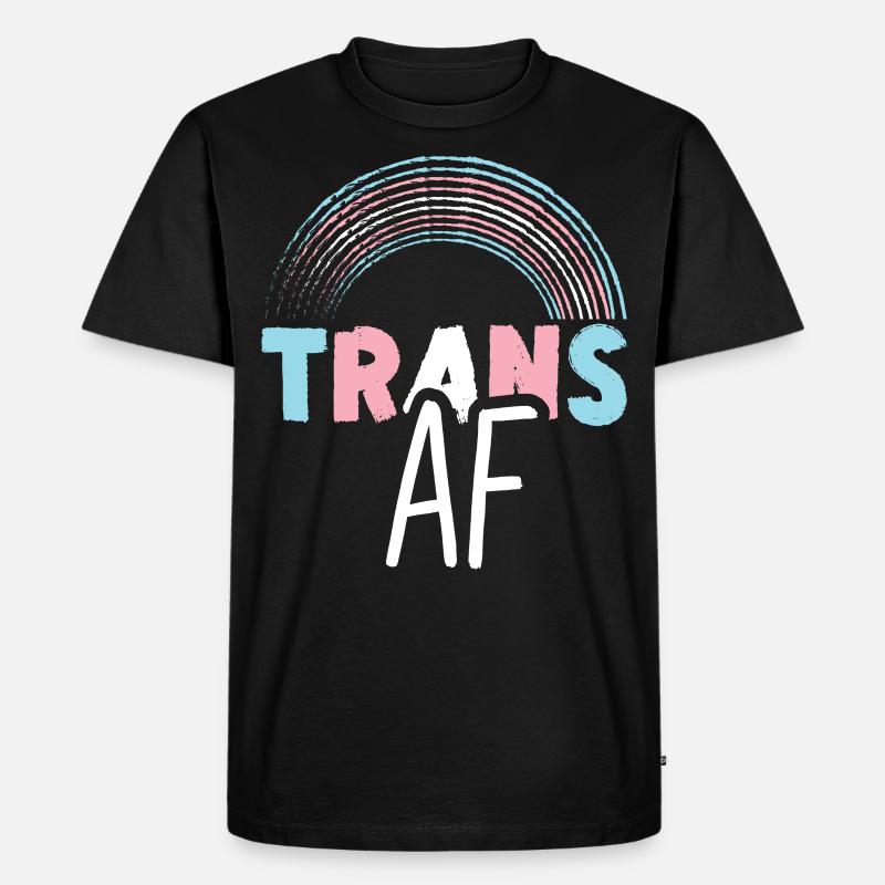 Transgender Trans LGBT Pride - Männer Premium Bio T-Shirt - Schwarz