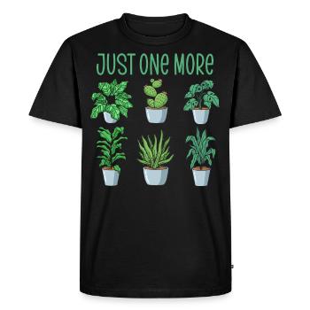 Planter - T-shirt Premium bio Homme - noir - Devant - Nico (187cm)