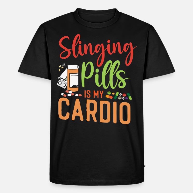Pharmacy Tech Technician - Men's Premium Organic T-Shirt - black