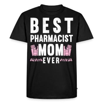 Technicien en pharmacie - T-shirt Premium bio Homme - noir - Devant - Nico (187cm)
