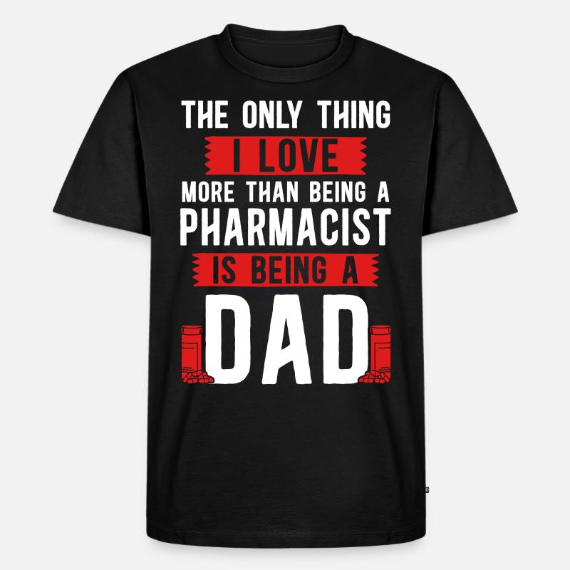 Pharmacy Tech Technician - Männer Premium Bio T-Shirt - Schwarz