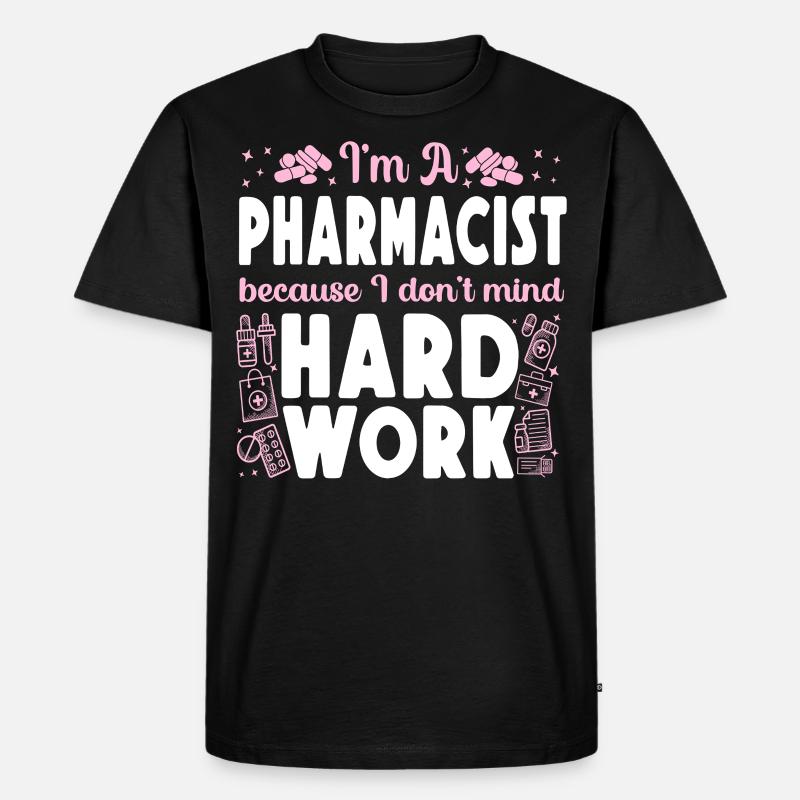 Pharmacy Tech Technician - Männer Premium Bio T-Shirt - Schwarz