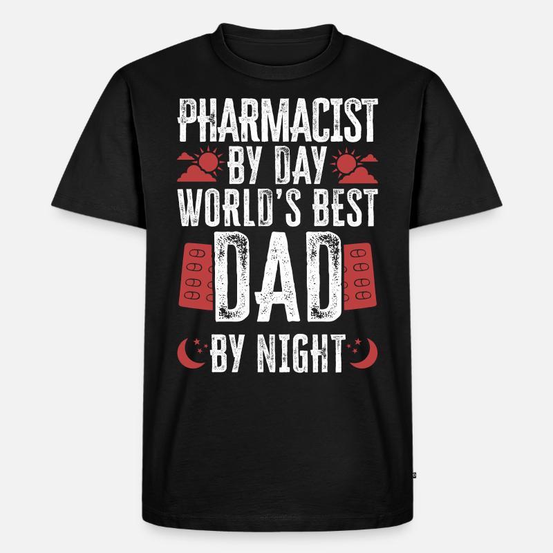 Pharmacy Tech Technician - Männer Premium Bio T-Shirt - Schwarz