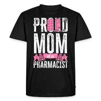 Technicien en pharmacie - T-shirt Premium bio Homme - noir - Devant - Nico (187cm)